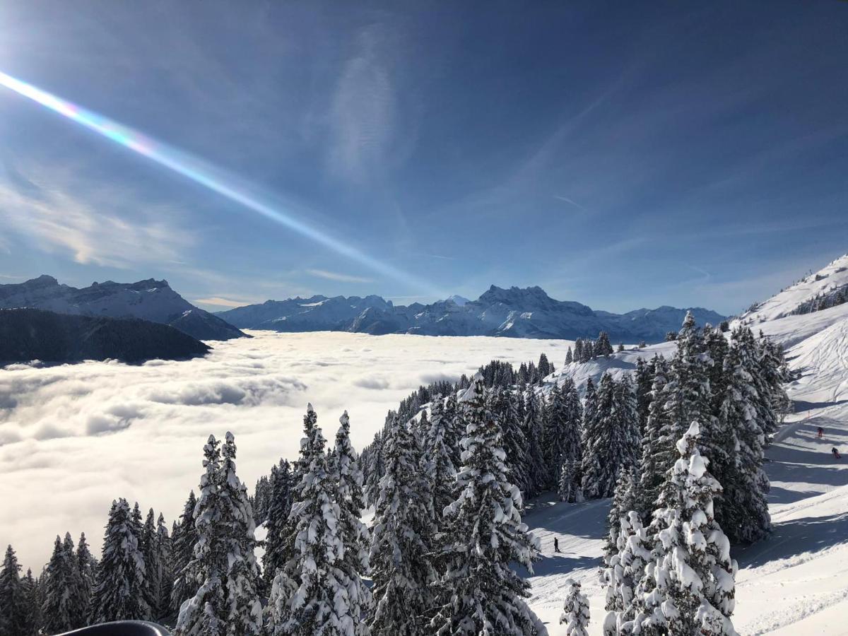 Апартаменты Swiss Mountains Лейсен Экстерьер фото